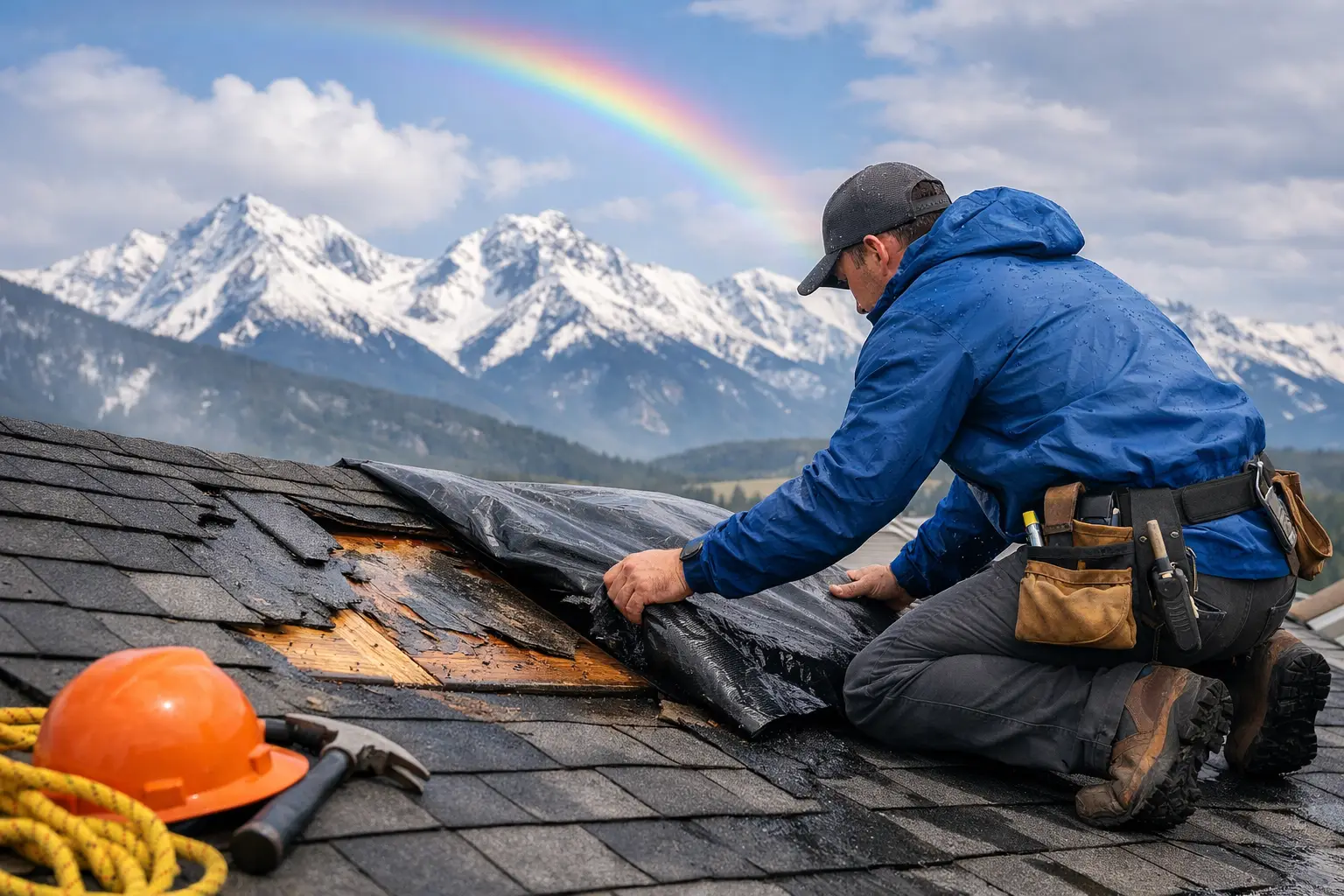 How to Fix Roof Leak After Storm Damage Safely