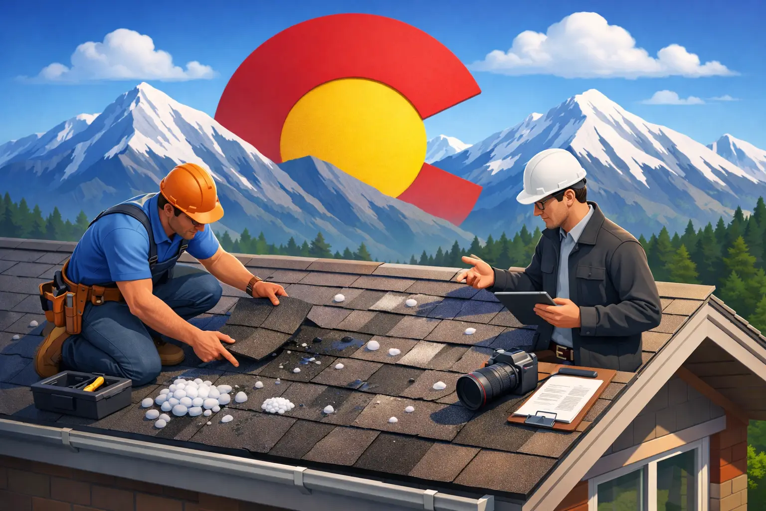Roofer Adjuster Differences After Hail Damage