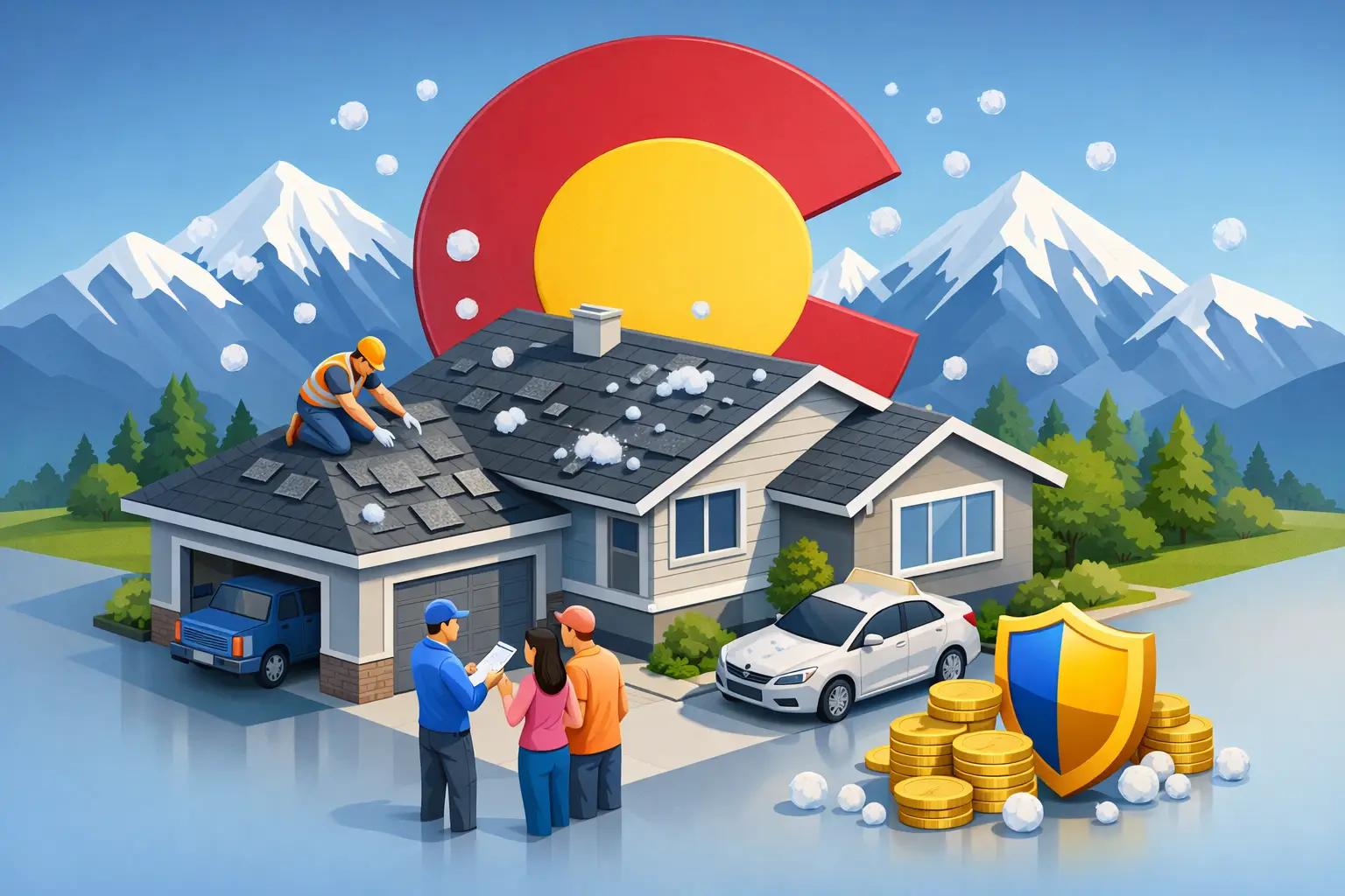 Who Pays Roof Deductibles After Hail Damage?